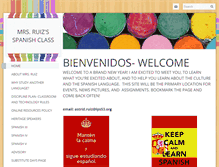 Tablet Screenshot of profesoraruiz.com